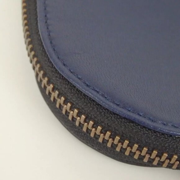 Authentic LANVIN en Bleu Shoulder Mini Pouch leather [Used] - Picture 11 of 12